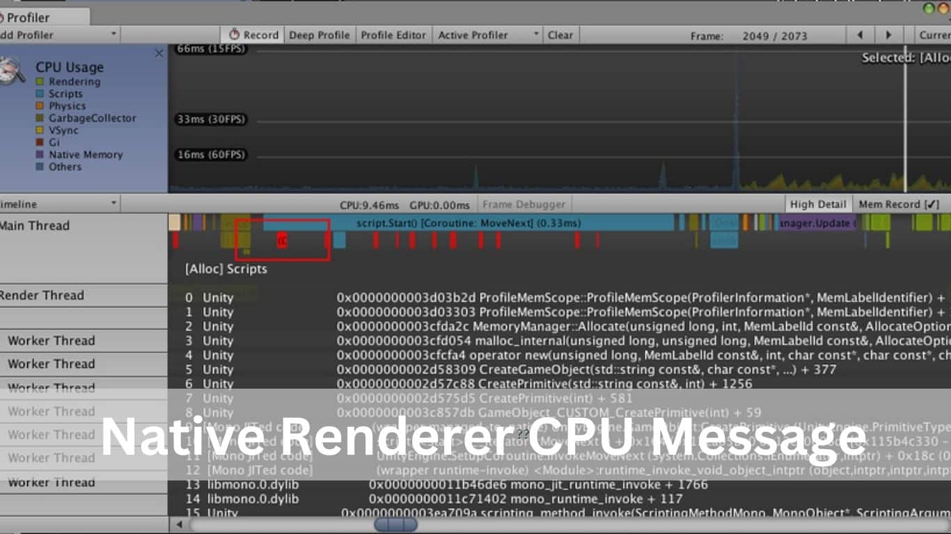 Native Renderer CPU Message – Detailed Guide!